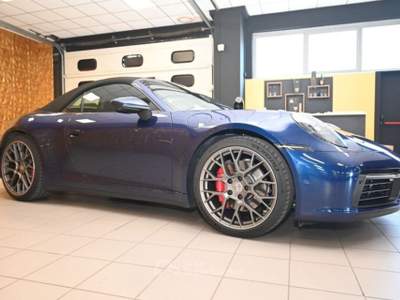 Porsche 911 992 CARRERA 4S CABRIO CHRONO VENT.21"CAM360°RADAR! Blu/Azzurro usata Brescia