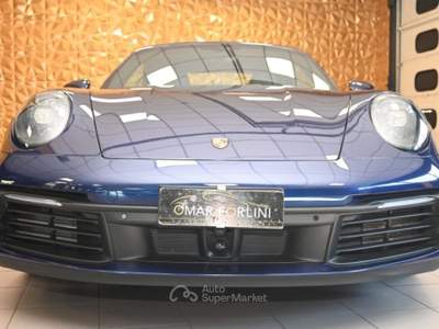 Porsche 911 992 CARRERA 4S CABRIO CHRONO VENT.21"CAM360°RADAR! Blu/Azzurro usata Brescia