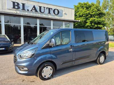 Ford Transit Custom 300 2.0 EcoBlue 130 L2 H1 Furgone Titanium Blu/Azzurro usata Castegnato