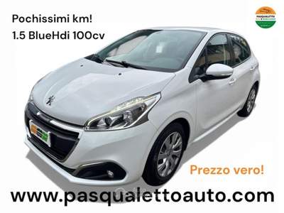 Peugeot 208 POCHI KM! 1.5 BlueHDi 100 S&S 5 porte Active Bianco usata VENEZIA