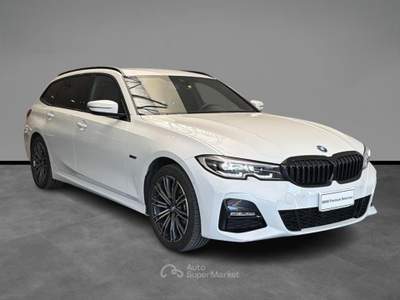 BMW Serie 3 320e 320e Touring Luxury auto Bianco usata Trento