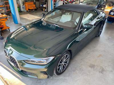 BMW Serie 4 420i 420 420i Cabrio Msport auto Verde usata Gavardo
