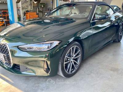 BMW Serie 4 420i 420 420i Cabrio Msport auto Verde usata Gavardo
