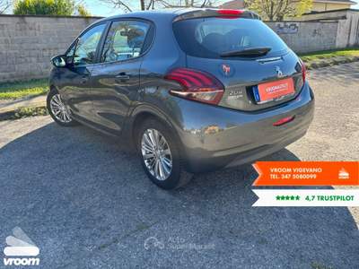 Peugeot 208 PureTech 82 5 porte Active Grigio usata Vigevano