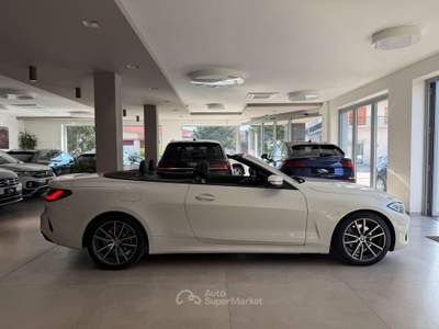 BMW Serie 4 420d Cabrio 420d mhev 48V Sport auto Bianco usata San Michele Salentino
