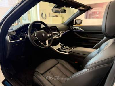 BMW Serie 4 420d Cabrio 420d mhev 48V Sport auto Bianco usata San Michele Salentino