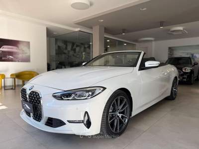 BMW Serie 4 420d Cabrio 420d mhev 48V Sport auto Bianco usata San Michele Salentino