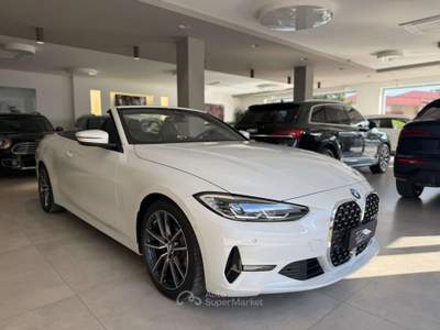 BMW Serie 4 420d Cabrio 420d mhev 48V Sport auto Bianco usata San Michele Salentino