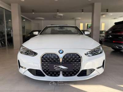 BMW Serie 4 420d Cabrio 420d mhev 48V Sport auto Bianco usata San Michele Salentino