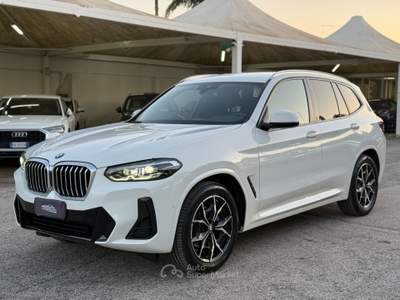 BMW X3 X3 sDrive18d 48V Msport Bianco usata San Michele Salentino