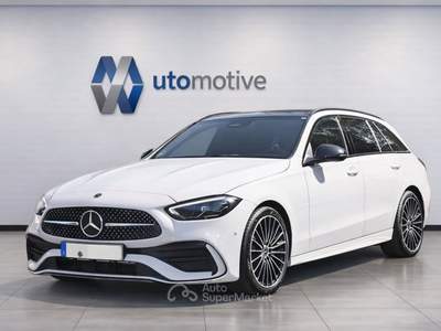 Mercedes-Benz Classe C Mercedes-Benz C 220d AMG Touring (Night Edition) Bianco usata San Marino