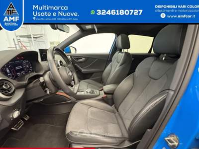 Audi Q2 S tronic line MATRIX 19 PANO CAMERA NA Blu/Azzurro usata Roma