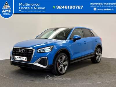Audi Q2 S tronic line MATRIX 19 PANO CAMERA NA Blu/Azzurro usata Roma