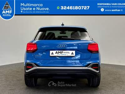 Audi Q2 S tronic line MATRIX 19 PANO CAMERA NA Blu/Azzurro usata Roma