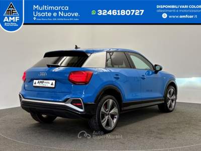 Audi Q2 S tronic line MATRIX 19 PANO CAMERA NA Blu/Azzurro usata Roma