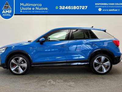 Audi Q2 S tronic line MATRIX 19 PANO CAMERA NA Blu/Azzurro usata Roma
