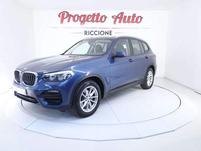 BMW X3 X3 X3 xdrive20d mhev 48V Business Advantage auto UNIPROP LED CARPLAY NAVI Blu/Azzurro usata Riccione