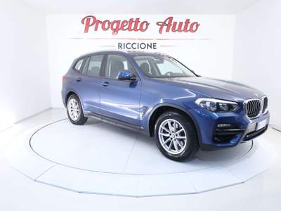BMW X3 X3 X3 xdrive20d mhev 48V Business Advantage auto UNIPROP LED CARPLAY NAVI Blu/Azzurro usata Riccione