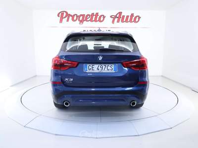 BMW X3 X3 X3 xdrive20d mhev 48V Business Advantage auto UNIPROP LED CARPLAY NAVI Blu/Azzurro usata Riccione