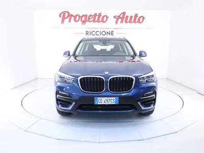 BMW X3 X3 X3 xdrive20d mhev 48V Business Advantage auto UNIPROP LED CARPLAY NAVI Blu/Azzurro usata Riccione