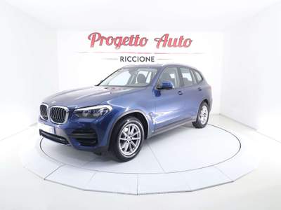 BMW X3 X3 X3  xdrive 20d  Business Advantage auto CARPLAY LED NAVI TAGLIANDI Blu/Azzurro usata Riccione
