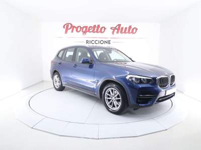 BMW X3 X3 X3  xdrive 20d  Business Advantage auto CARPLAY LED NAVI TAGLIANDI Blu/Azzurro usata Riccione