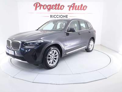 BMW X3 X3 X3 xdrive 20d auto CARPLAY NAVI PELLE BEIGE CAMERA SED RISC Grigio usata Riccione