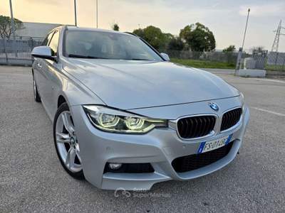 BMW Serie 3 320d 320 320d Touring Msport auto Argento usata Monte San Vito