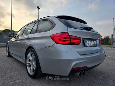 BMW Serie 3 320d 320 320d Touring Msport auto Argento usata Monte San Vito