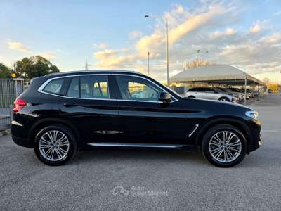 BMW X3 X3 X3 G01 2017 xdrive20d mhev 48V Luxury auto Nero usata Monte San Vito