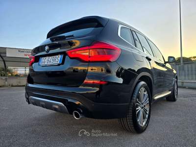BMW X3 X3 X3 G01 2017 xdrive20d mhev 48V Luxury auto Nero usata Monte San Vito