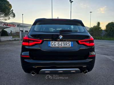 BMW X3 X3 X3 G01 2017 xdrive20d mhev 48V Luxury auto Nero usata Monte San Vito