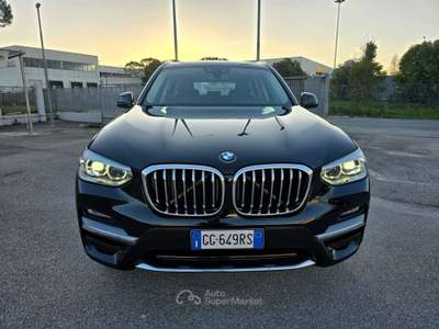 BMW X3 X3 X3 G01 2017 xdrive20d mhev 48V Luxury auto Nero usata Monte San Vito
