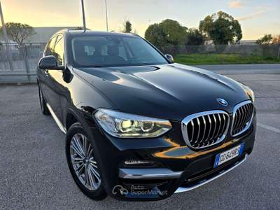 BMW X3 X3 X3 G01 2017 xdrive20d mhev 48V Luxury auto Nero usata Monte San Vito