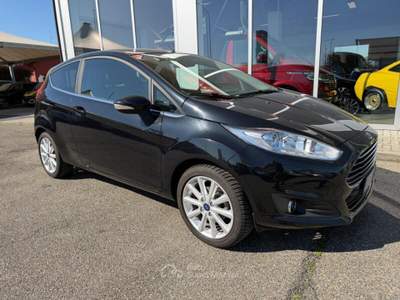 Ford Fiesta 1.0 EcoBoost 100CV 3 porte Titanium Nero usata Strambino