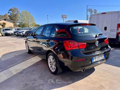 BMW Serie 1 114d BMW 114d 5 Porte Business  – Neopatentati Nero usata Latina