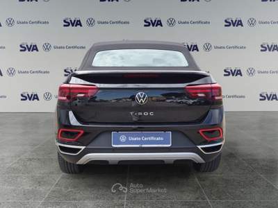 Volkswagen T-Roc Cabriolet 1.5 TSI 150CV DSG Style  Nero usata Ravenna