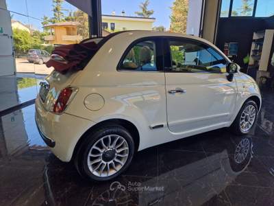 Fiat 500 Fiat 500 1.2 benzina Cabrio Bianco usata Palazzo di Assisi