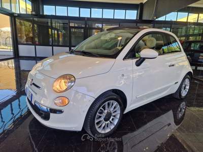Fiat 500 Fiat 500 1.2 benzina Cabrio Bianco usata Palazzo di Assisi
