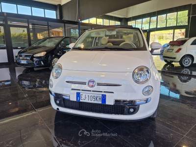 Fiat 500 Fiat 500 1.2 benzina Cabrio Bianco usata Palazzo di Assisi