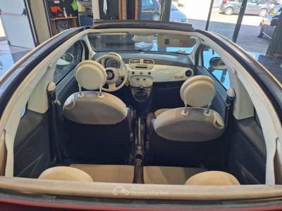 Fiat 500 Fiat 500 1.2 benzina Cabrio Bianco usata Palazzo di Assisi