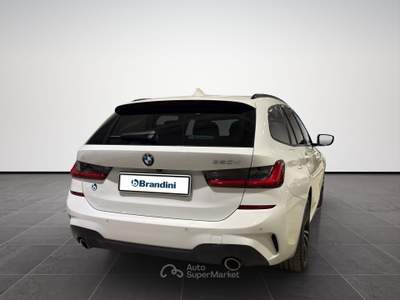 BMW Serie 3 320d 320d touring mhev 48v msport auto Bianco usata Firenze