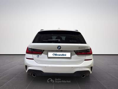 BMW Serie 3 320d 320d touring mhev 48v msport auto Bianco usata Firenze