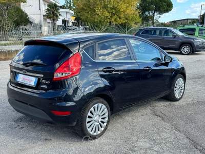 Ford Fiesta 1.4 TDCi 68CV 5 porte Titanium Nero usata Badia Pol. Via Ca'Mignola Nuo.1230