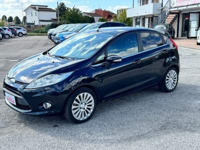 Ford Fiesta 1.4 TDCi 68CV 5 porte Titanium Nero usata Badia Pol. Via Ca'Mignola Nuo.1230