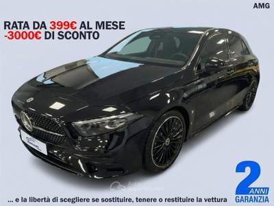 Mercedes-Benz Classe A A 200 d Edition AMG Line auto Nero usata Sant'Anastasia