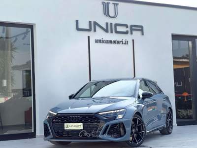 Audi RS 3 Sportback 2.5 400cv TFSI Quattro S-tronic ITALIANA Grigio usata Pomigliano d'Arco