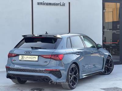 Audi RS 3 Sportback 2.5 400cv TFSI Quattro S-tronic ITALIANA Grigio usata Pomigliano d'Arco