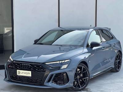 Audi RS 3 Sportback 2.5 400cv TFSI Quattro S-tronic ITALIANA Grigio usata Pomigliano d'Arco