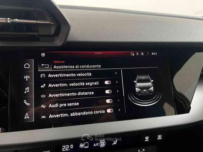Audi A3 A3 Sportback 1.5 tfsi mhev Business Advanced 116cv s-tronic Bianco usata Piombino Dese
